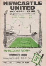 Newcastle United v Scunthorpe United  24-Nov-1962