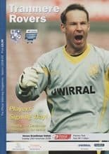 Tranmere Rovers v Scunthorpe United 25-Nov-2008