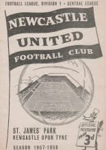 Newcastle United v Scunthorpe United  25-Jan-1958