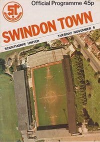 Swindon Town v Scunthorpe United 06-Nov-1984