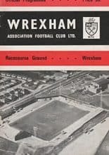 Wrexham v Scunthorpe United 09-Nov-1968