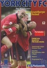 York City v Scunthorpe United 09-Sep-2000