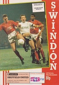 Swindon Town v Sheffield United 10-Dec-1989