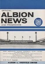West Bromwich Albion v Sheffield United 13-Feb-1965