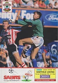 Southampton v Sheffield United 15-Sep-1990