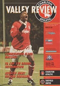 Charlton Athletic v Sheffield United 17-Feb-1996