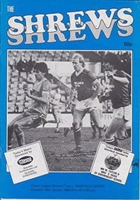 Shrewsbury Town v Sheffield United 18-Jan-1986