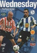 Sheffield Wednesday v Sheffield United 01-Nov-2000