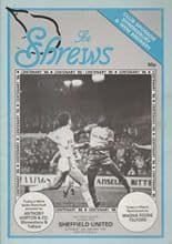 Shrewsbury Town v Sheffield United 24-Jan-1987