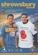 Shrewsbury Town v Sheffield United 02-Nov-2013