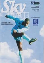 Coventry City v Sheffield United 31-Oct-1993