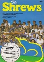 Shrewsbury Town v Sheffield United 04-Oct-1983
