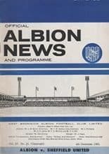 West Bromwich Albion v Sheffield United 04-Dec-1965