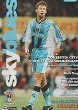 Coventry City v Sheffield Wednesday 18-Oct-1998