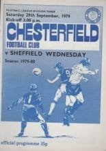 Chesterfield v Sheffield Wednesday 29-Sep-1979