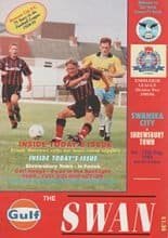 Swansea City v Shrewsbury Town 12-Aug-1995