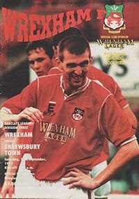 Wrexham v Shrewsbury Town 12-Sep-1992