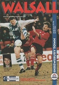 Walsall v Shrewsbury Town 13-Jan-1996