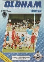Oldham Athletic v Shrewsbury Town 13-Apr-1985