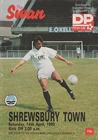 Swansea City v Shrewsbury Town 14-Apr-1990