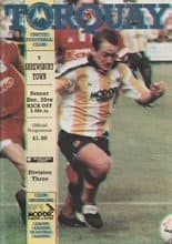 Torquay United v Shrewsbury Town 20-Dec-1992