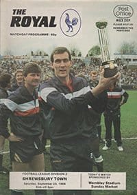 Reading v Shrewsbury Town 20-Sep-1986