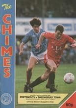 Portsmouth v Shrewsbury Town 21-Jan-1989