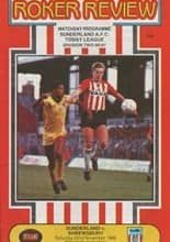 Sunderland v Shrewsbury Town 22-Nov-1986