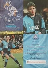 Wycombe Wanderers v Shrewsbury Town 23-Dec-1995