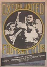 Oxford United v Shrewsbury Town 23-Aug-1978