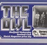 Sheffield Wednesday v Shrewsbury Town 25-Oct-1975