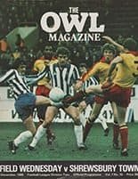 Sheffield Wednesday v Shrewsbury Town 26-Dec-1980