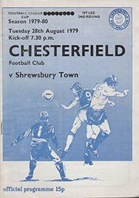 Chesterfield v Shrewsbury Town 28-Aug-1979