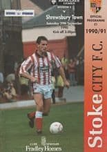 Stoke City v Shrewsbury Town 29-Sep-1990