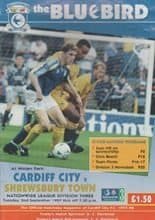 Cardiff City v Shrewsbury Town 02-Sep-1997