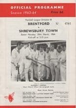 Brentford v Shrewsbury Town 30-Mar-1964