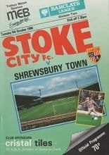 Stoke City v Shrewsbury Town 04-Oct-1988