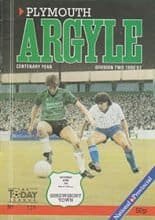 Plymouth Argyle v Shrewsbury Town 04-Apr-1987
