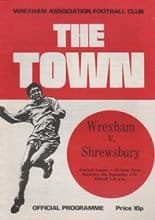 Wrexham v Shrewsbury Town 04-Sep-1976