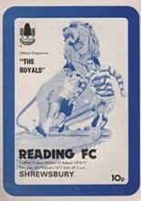Reading v Shrewsbury Town 05-Feb-1977