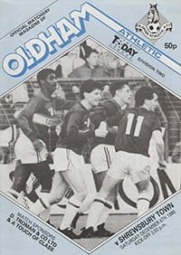 Oldham Athletic v Shrewsbury Town 06-Dec-1986