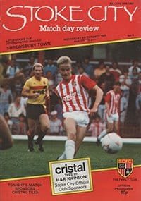 Stoke City v Shrewsbury Town 08-Oct-1986