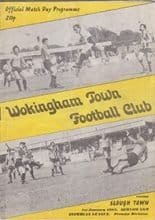 Wokingham Town v Slough Town 01-Jan-1983