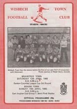 Wisbech Town v Soham Town 14-Apr-1985