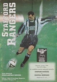 Stafford Rangers v Solihull Borough 01-May-1999