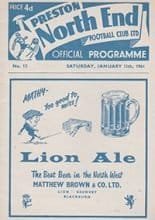 Preston North End v Southampton 11-Jan-1964