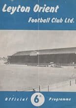 Leyton Orient v Southampton 21-Aug-1961