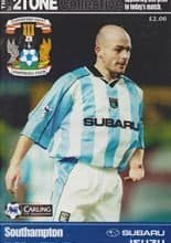 Coventry City v Southampton 22-Dec-2000