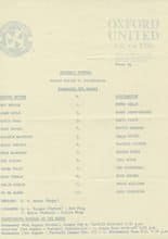 Oxford United v Southampton 09-Aug-1978