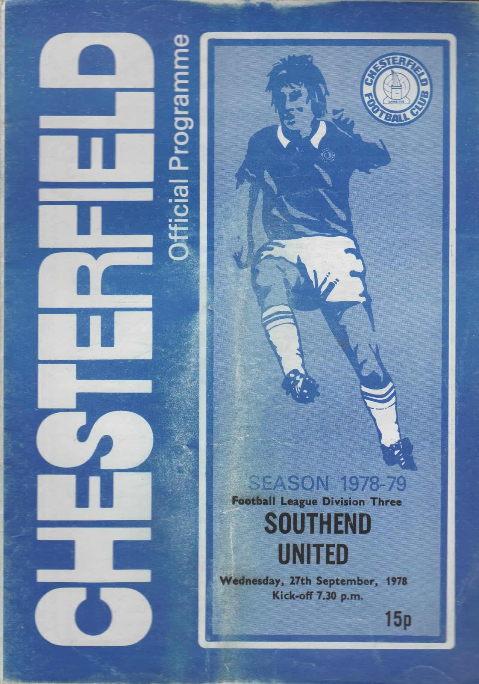 Chesterfield v Southend United 27-Sep-1978